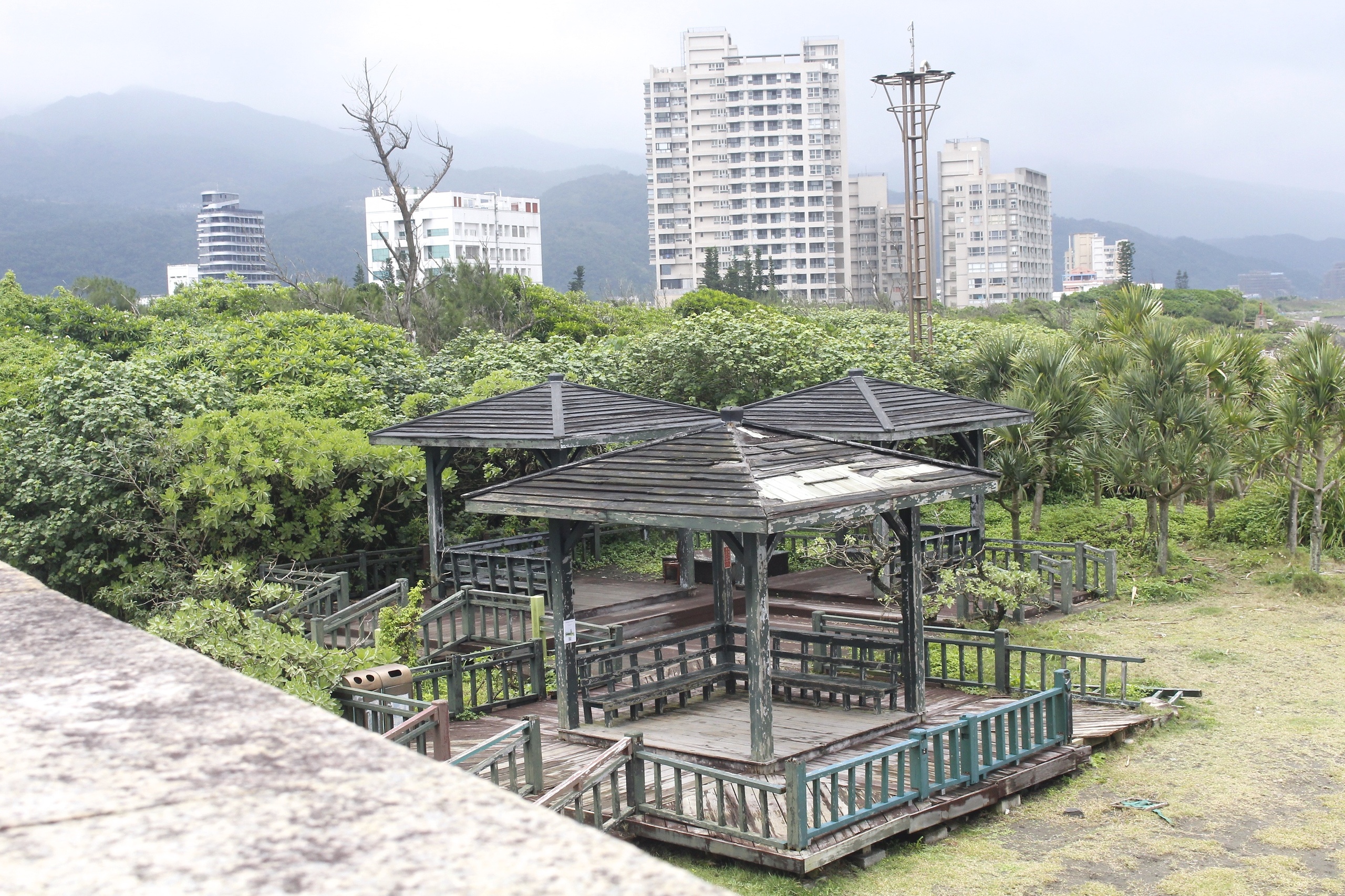 八角瞭望臺(tái),宜蘭景點(diǎn),濱海森林公園