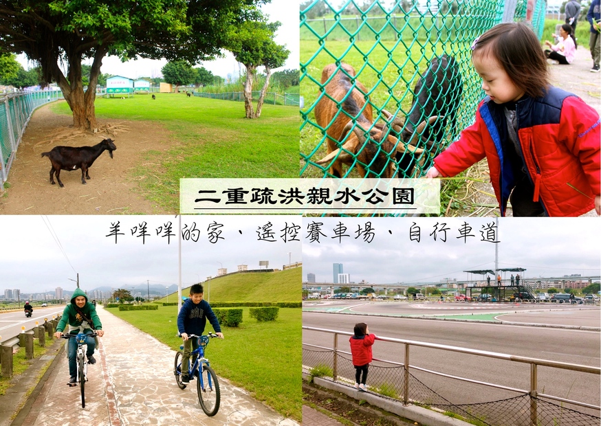 二重疏洪親水公園,羊咩咩的家,遙控賽車場