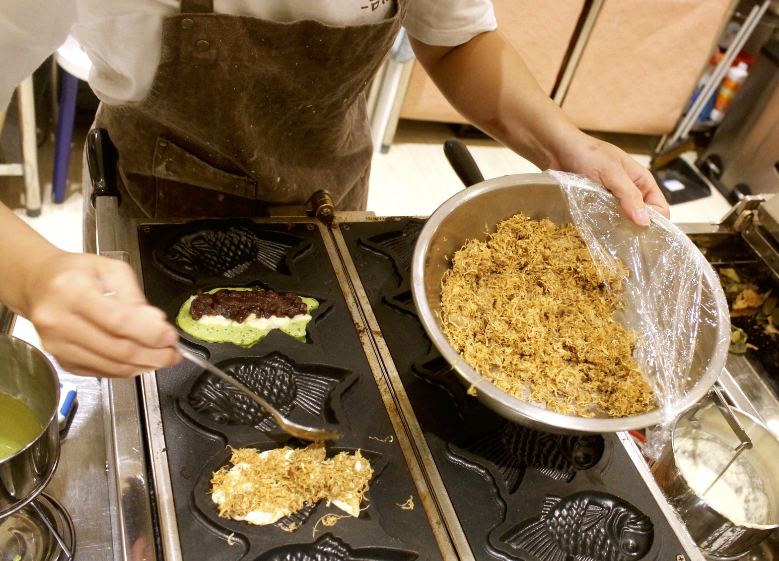 【食 たいやき工房】鯛魚燒工房臺(tái)灣店。北海道知名甜點(diǎn).外皮超浮誇好酥脆、用料又實(shí)在！