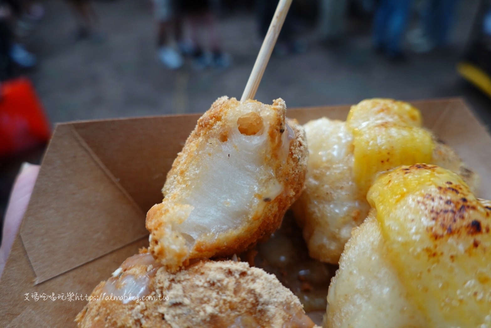 臺南好玩,臺南美食,漁光島,漁光島藝術(shù)節(jié),炸麻糬,鳳滷味