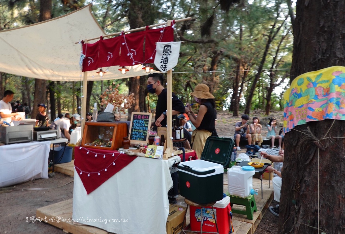 臺南好玩,臺南美食,漁光島,漁光島藝術節,炸麻糬,鳳滷味