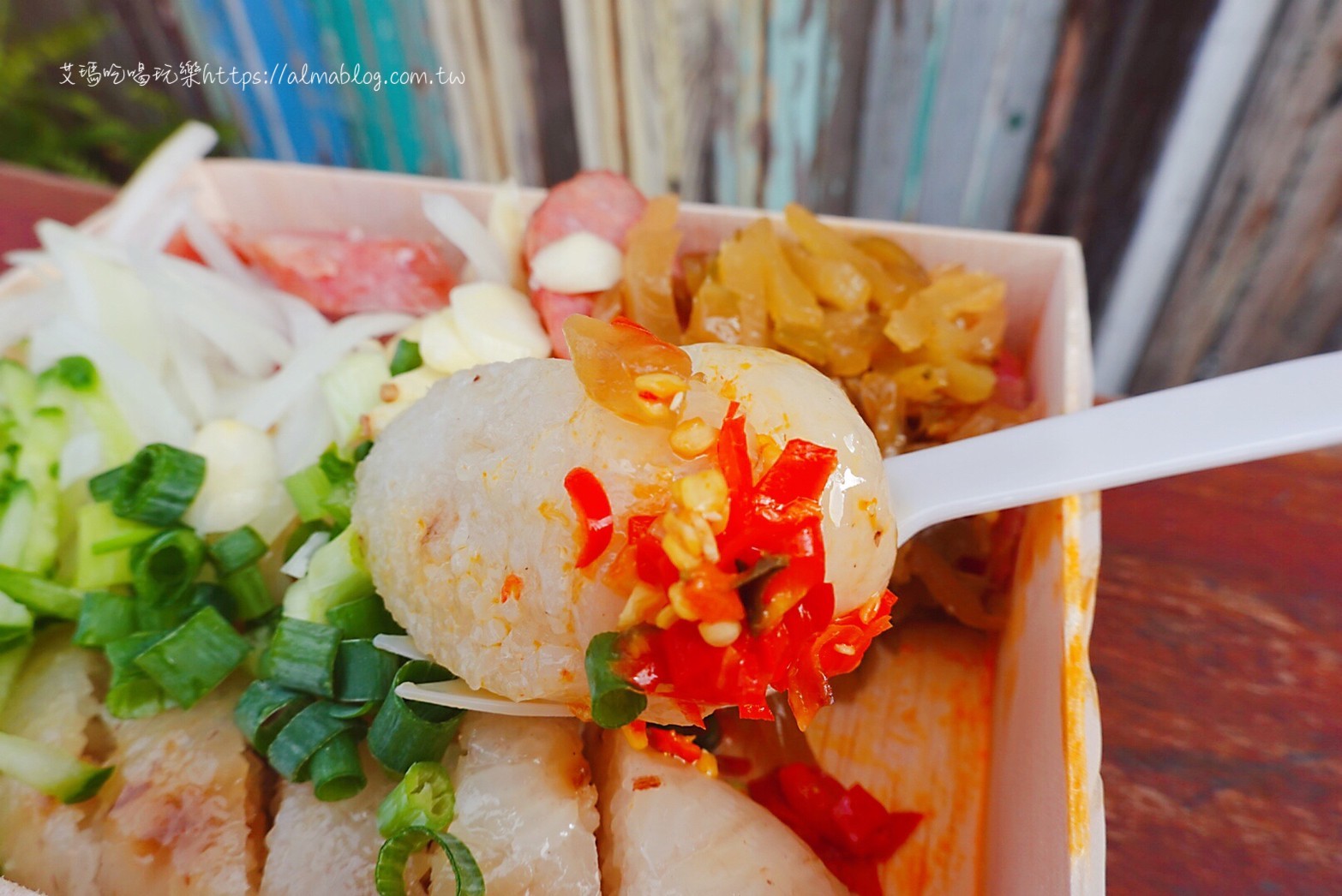 大腸香腸,桃園美食,正光照相館,米腸香腸切,青埔美食