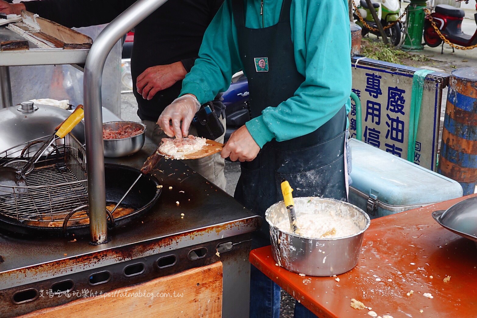 宜蘭小吃,宜蘭美食,蘇澳港廟口廖榮川米糕,蝦餅