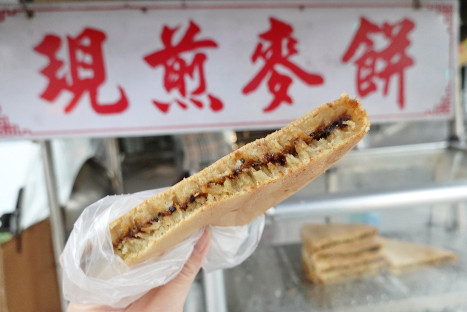 中壢小吃,傳統(tǒng)小吃,桃園美食,現(xiàn)煎麥餅,銅板美食,麥仔煎