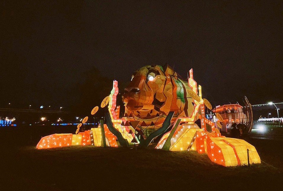 免費入場,新北大都會公園,新北景點,泰迪熊,燈會