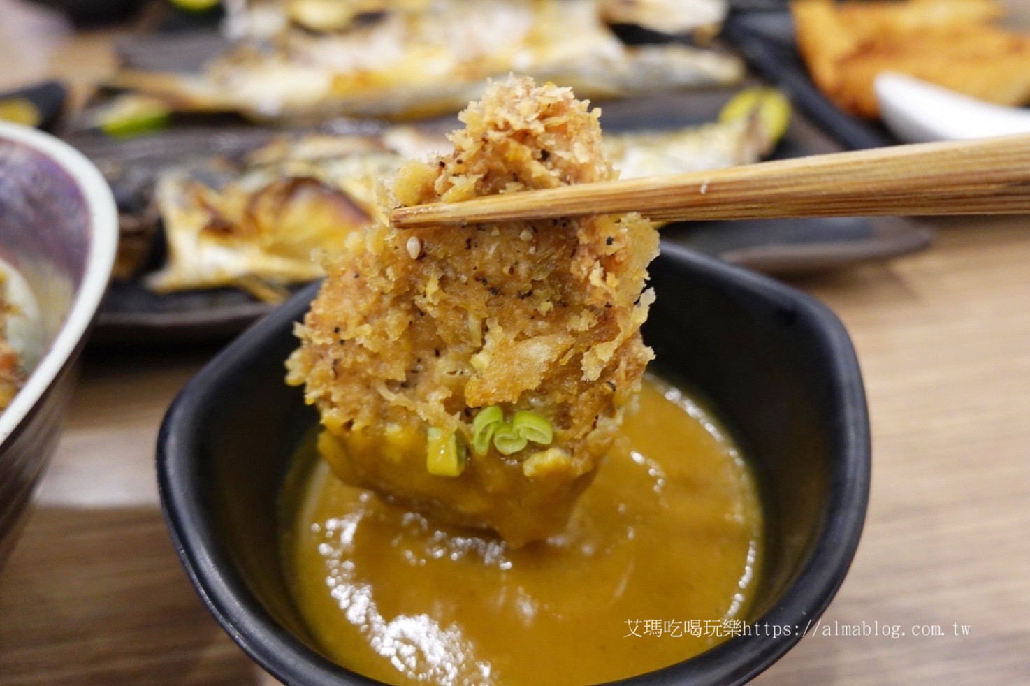 千夜一夜干 丼飯,午仔魚(yú),吃到飽,日式丼飯,桃園美食,燒肉飯,花魚(yú)一夜干,蘆竹美食,豬排丼飯