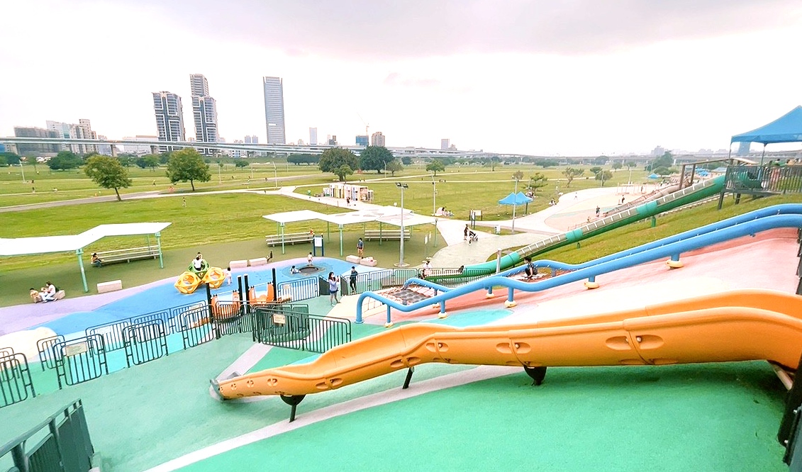 臺北好玩,大都會公園熊猴森樂園,新北公園,水樂園