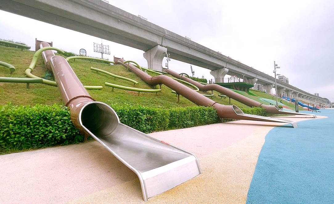 臺北好玩,大都會公園熊猴森樂園,新北公園,水樂園