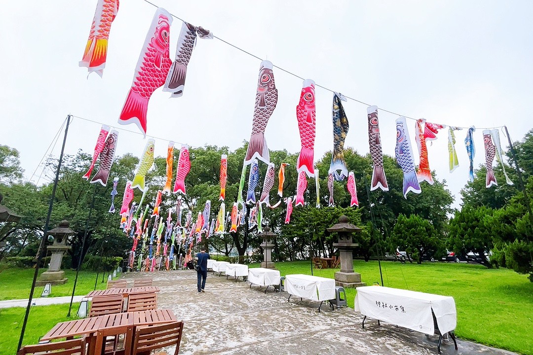 免費景點,桃園忠烈祠暨神社,鯉魚流光祭