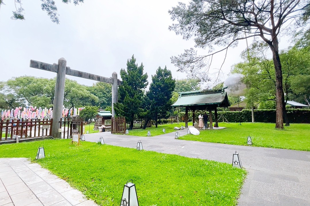 免費景點,桃園忠烈祠暨神社,鯉魚流光祭