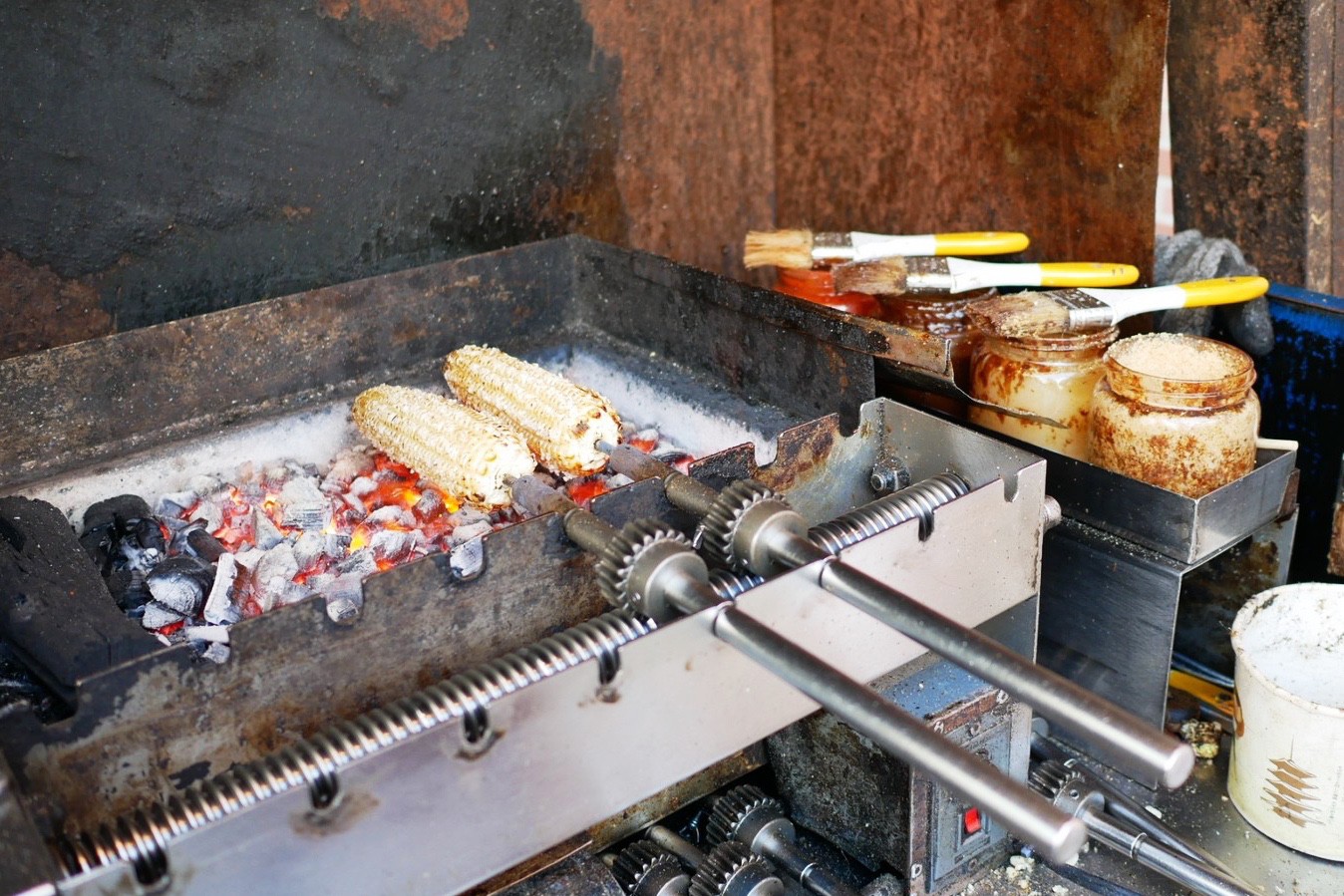 桃園美食,烤玉米,蘆竹美食,開漳烤玉米(光明公園口)