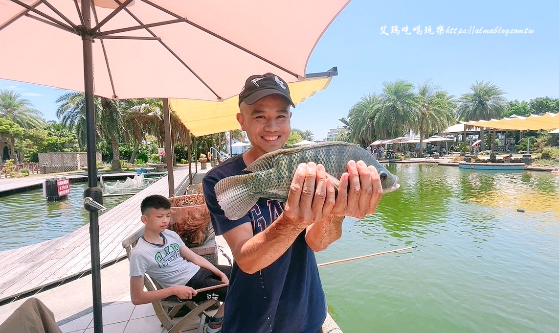 宜蘭景點(diǎn),輕親魚朵生態(tài)園區(qū),釣蝦,釣魚,鹽焗臺灣鯛