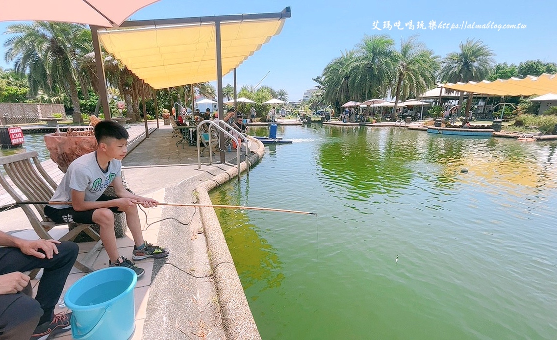 宜蘭景點,輕親魚朵生態園區,釣蝦,釣魚,鹽焗臺灣鯛