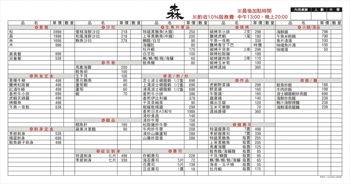 上湯波士頓龍蝦,刺身,定食,帝王蟹,懷石料理,握壽司,新北美食,日料,日本料理,林口美食,林套餐,桃園美食,森料理,森料理菜單,森料理長(zhǎng)庚店,活體海鮮,海鮮鍋,特選握壽司,美食,虎蝦,虎蝦天婦羅 定食,避風(fēng)塘波士頓龍蝦,金三角鮪魚,長(zhǎng)庚美食,龜山日料,龜山美食